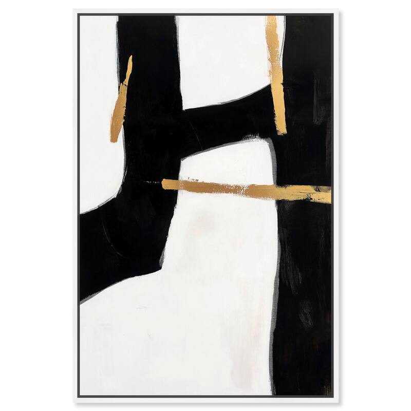 Dichotomy I Canvas by Art Remedy - White - 36" x 54"