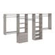 preview thumbnail 4 of 12, Easy Track 12 Ft. W. Classic Laminate Closet Kit Weathered Grey