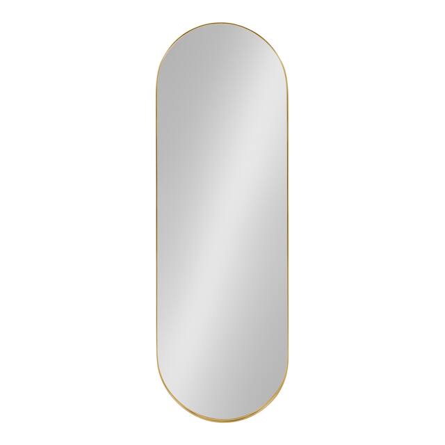 Kate and Laurel Rollo Capsule Framed Wall Mirror