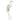 Solar Bird Stake - Egret - 9.75"x4"x42.5"