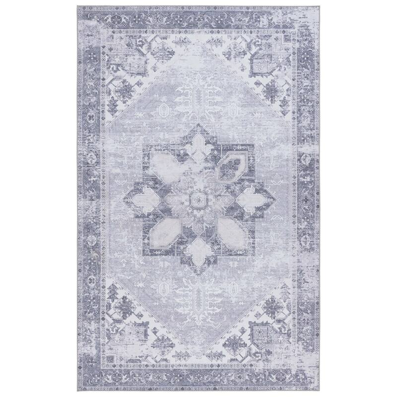 SAFAVIEH, Tucson Machine Washable Slip Resistant Therese Oriental Medallion