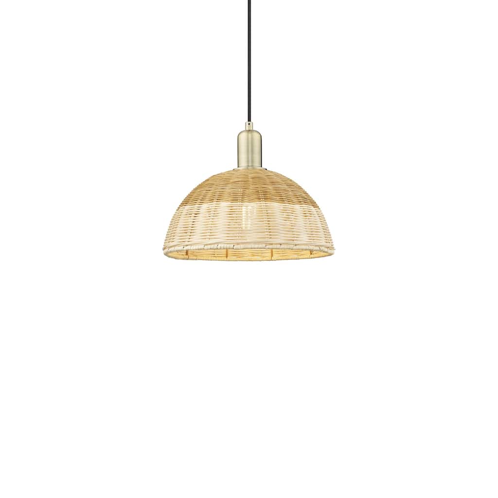 Innovations Lighting 716-1P-15-12 Natural Ballston Dome Pendant