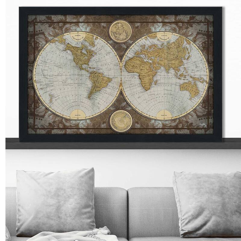 "World Map (Horizontal)" Print on Acrylic