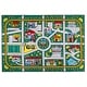 preview thumbnail 2 of 6, World Rug Gallery Kids Educational Learning City Life Road Non Slip Area Rug