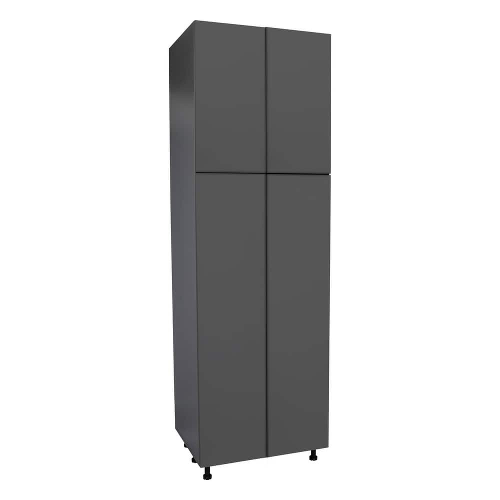 24" x 96" Utility Cabinet-Four Door-Grey - 24 x 96 x 23 3/8