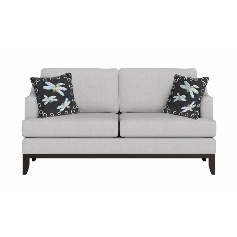 Liora Manne Frontporch Dragonfly Indoor/Outdoor Pillow Midnight 18" Square