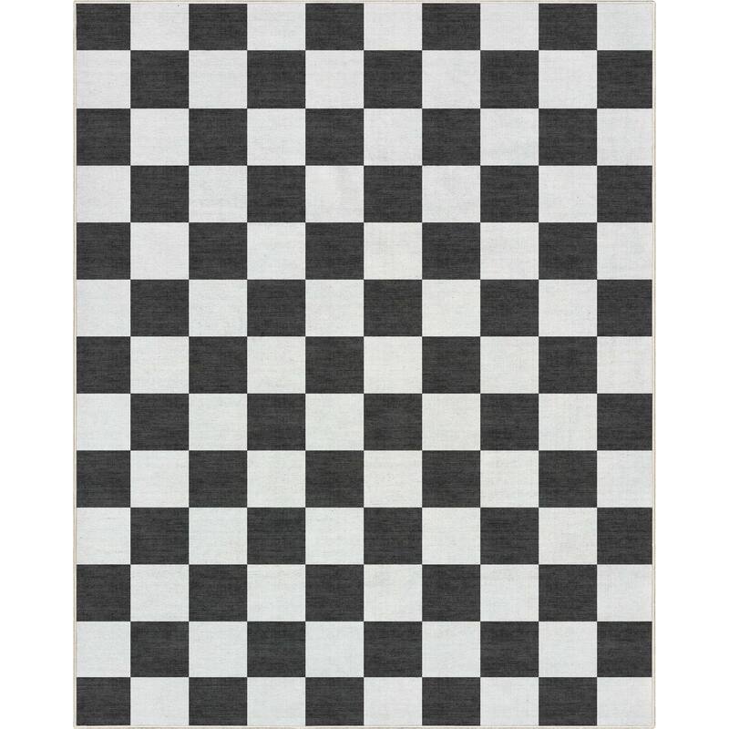 Well Woven Apollo Square Modern Geometric Flat-Weave Area Rug