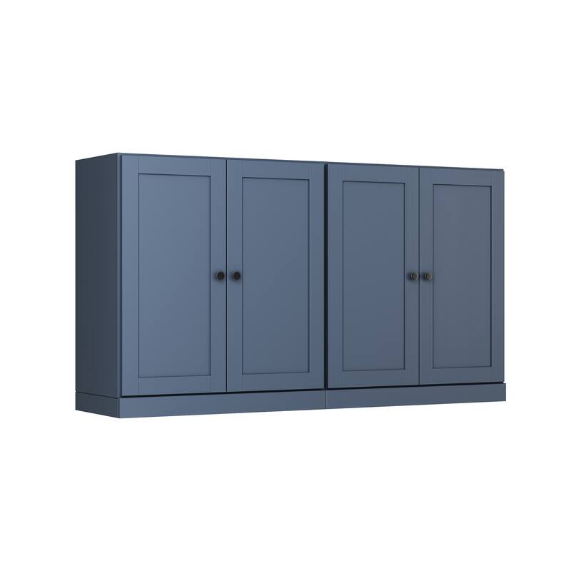 Palace Imports 100% Solid Wood 64" Sideboard with Raised Panel Doors & Adjustable Shelves