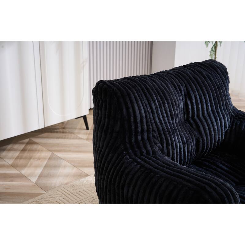 Corduroy Fabric Bean Bag Chair Filled With Memory Sponge
