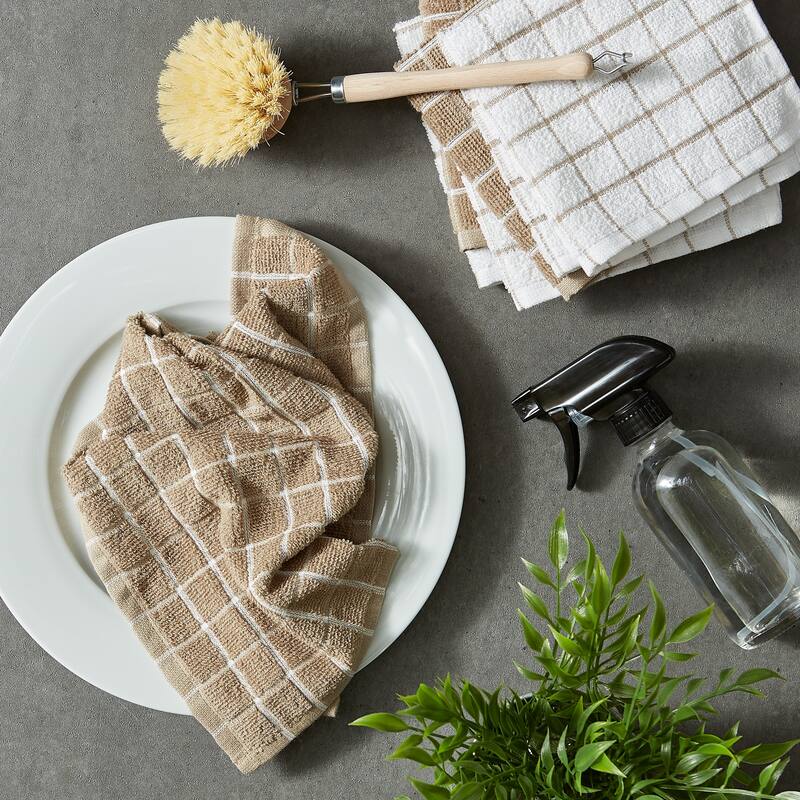 DII Artichoke Combo Windowpane Dishcloth (Set of 6)