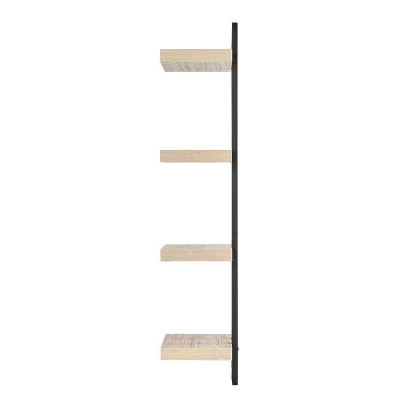 Danya B. 4-Tier Ladder Bracket Floating Wall Shelves
