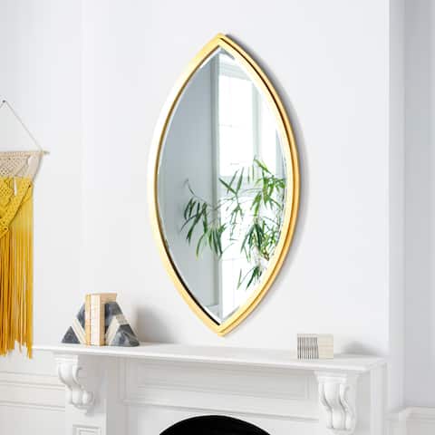 Artistic Weavers Zihlman Gilded Eye-shaped Golden Mirror