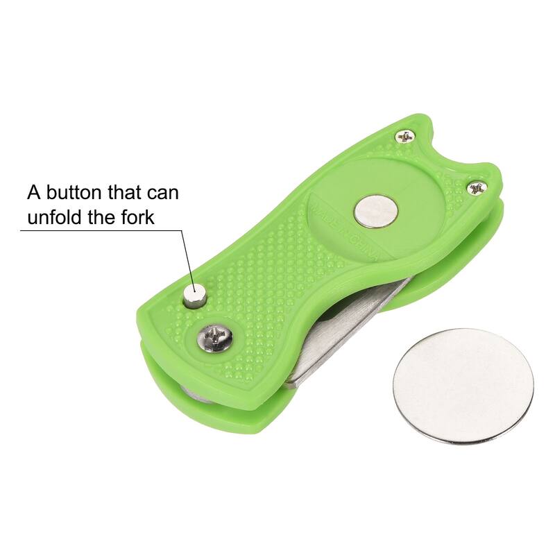 Golf Club Brush Dust Groove Cleaner w Extension Cord Clip Divot Tool