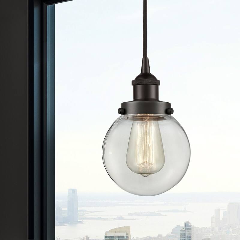 Innovations Lighting 616-1PH-10-6 Beacon Pendant Beacon 6" Wide Mini