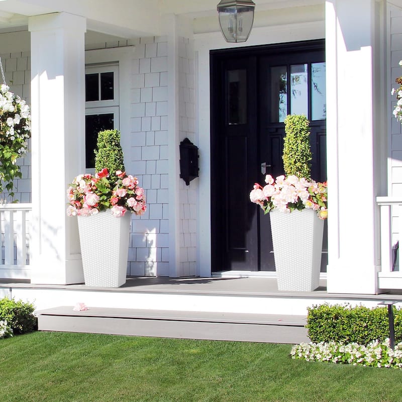 23 inch Tall Outdoor＆Indoor Planter Pots of 2