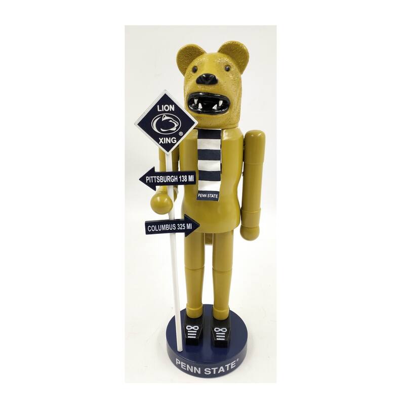 12 inch Penn State Rivalry Nutcracker - yellow