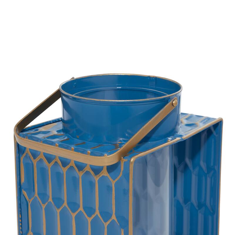 Multi Iron Coastal Lantern (Set of 3) - 7 x 6 x 17