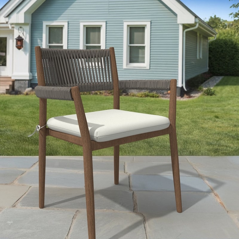 Covers&All Sunbrella Outdoor Dining Chair Cushions, Waterproof, Fade Resistant Seat Pads for Patio Furniture ( 18 x 18 x 3 )