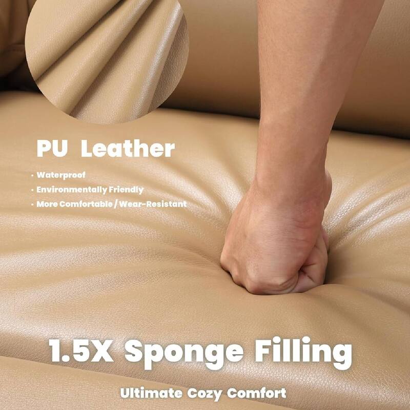 Oversized Manual Recliner, Comfort Lazy Sofa Chair for Living Rooms and Bedroom