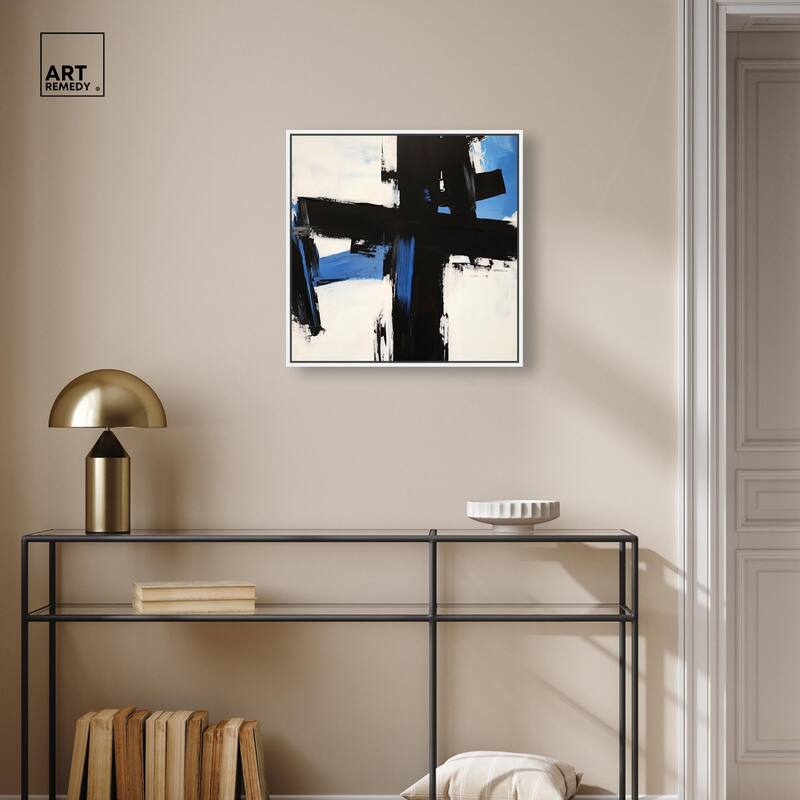 Blue Streak II Canvas by Art Remedy