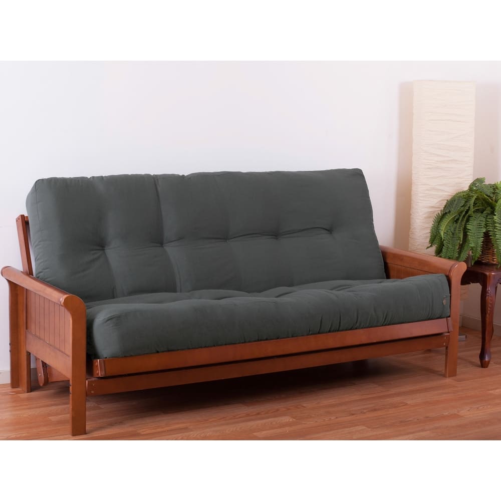 10-inch Thick Twill Futon Mattress (Twin, Full, or Queen)