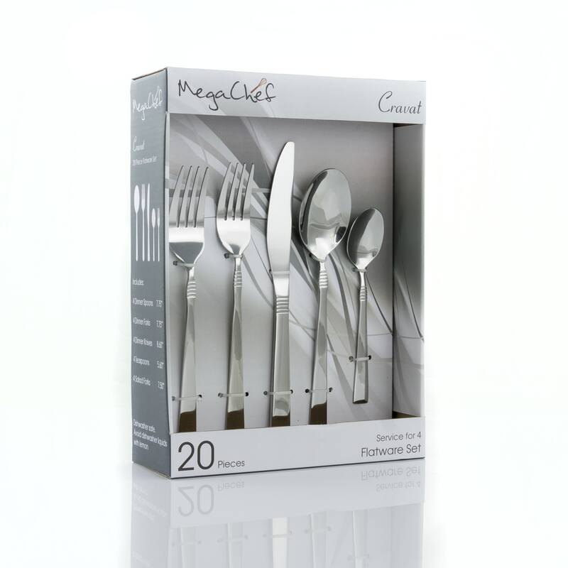 Luton 20 Piece Stainless Steel Service For 4 Silverware Set
