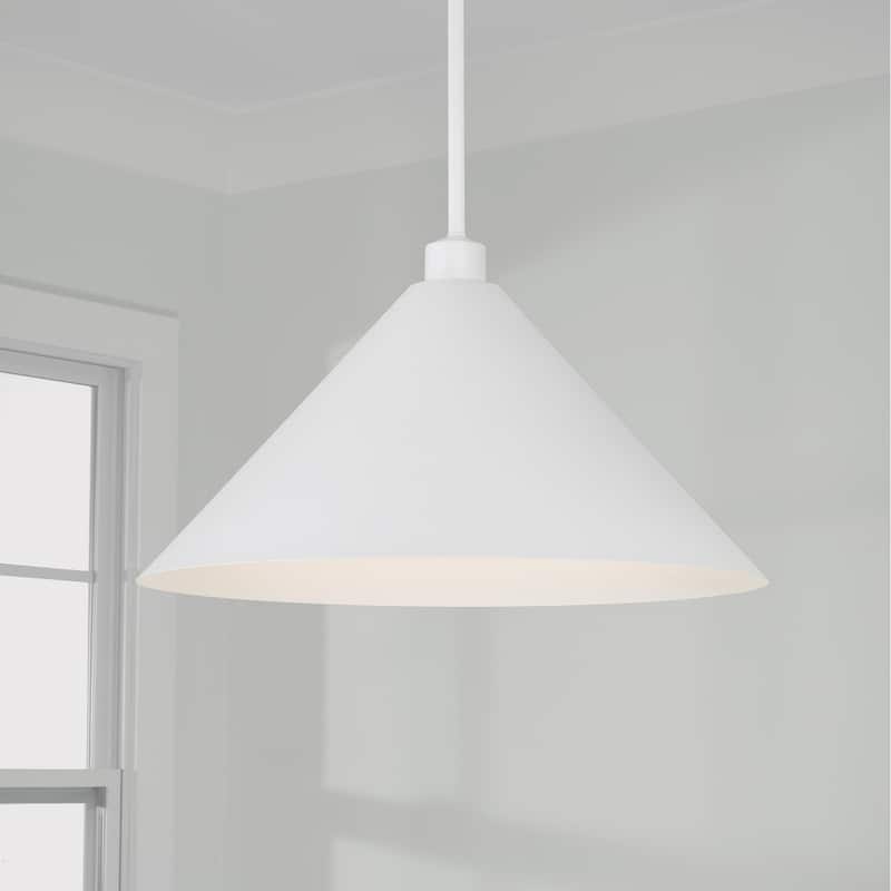 Alden 1-Light Pendant - 18"W x 10.25"H