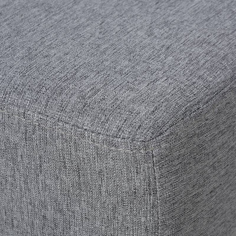 Copper Grove Chaparro Modern Linen Footrest Ottoman