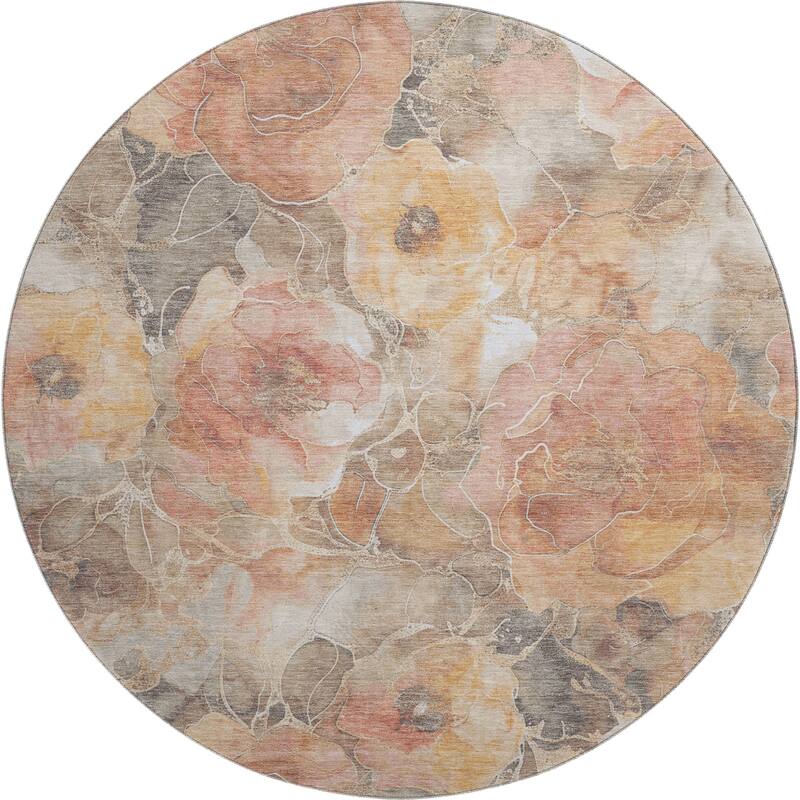 Premium Washable Super Soft Modern Floral Mayfield Rug