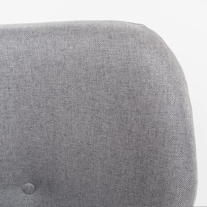 Grey 26.25" Button Tufted Club Chair