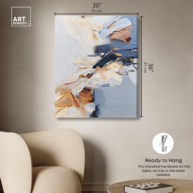A Symphony in White II Canvas by Art Remedy, Gallery Wrapped