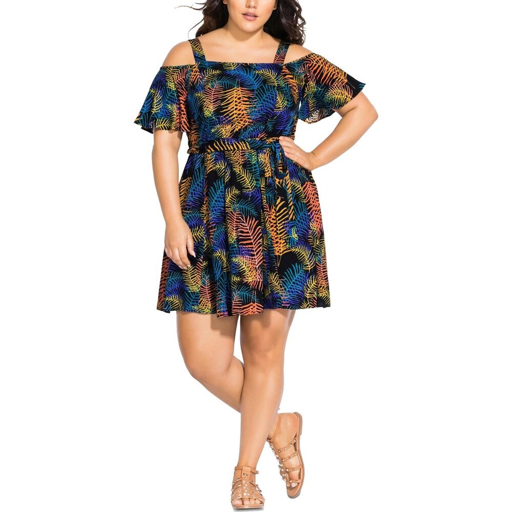 cold shoulder dress size 22