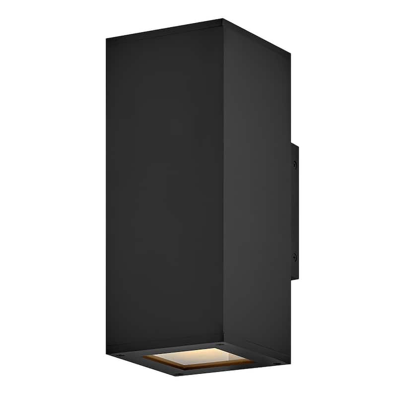 Hinkley Lighting 28914-LL Tetra 2 Light 12" Tall LED Wall Sconce - Black
