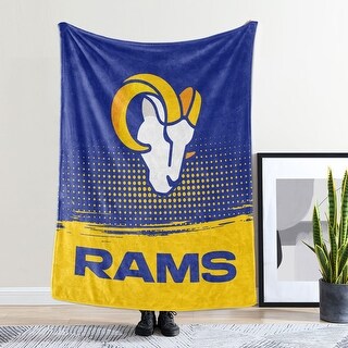 Los Angeles Rams NFL Gradual Plush Throw - Bed Bath & Beyond - 35856206