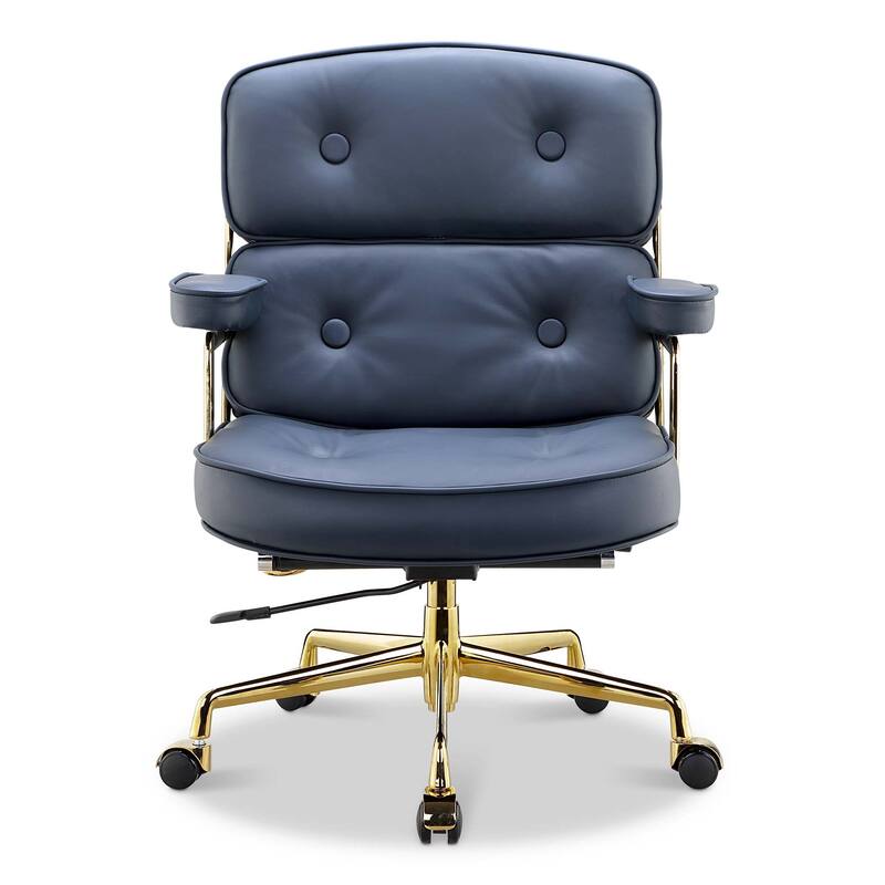 Lobby Chair with Lumbar Support Ergonomic Mid-Back Executive Chair
