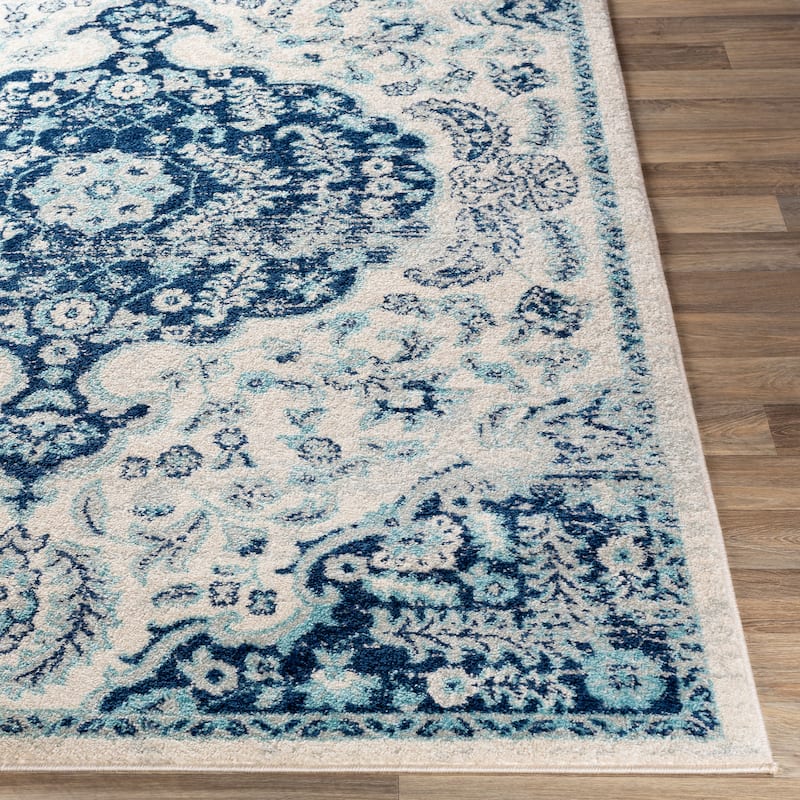 Livabliss Aziza Vintage Bohemian Medallion Area Rug