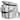 3L Stainless Steel Ice Bucket with Lid, Scoop & Handle