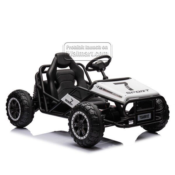 24V Ultimate Go-Kart Ride On Toy for Big Kids, Powerful Motor, Off