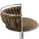 preview thumbnail 53 of 198, Modern Velvet Adjustable Swivel Bar Stools Set of 2