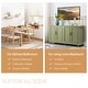 preview thumbnail 27 of 32, Kitchen Sideboard Coffee Bar Cabinet Accent Storage Cabinet