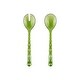 preview thumbnail 1 of 5, Guzzini Vanity Salad Servers - 10.8 in Lily Green