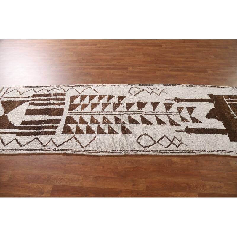 Anatolian Oriental Runner Rug Hand-knotted Wool Carpet - 3'0"x 9'2"