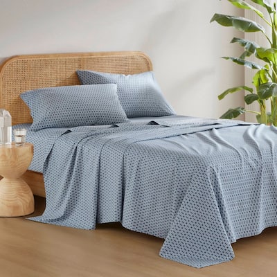 Chelsea Square 144 Thread Count Cotton Printed Cotton Sheets