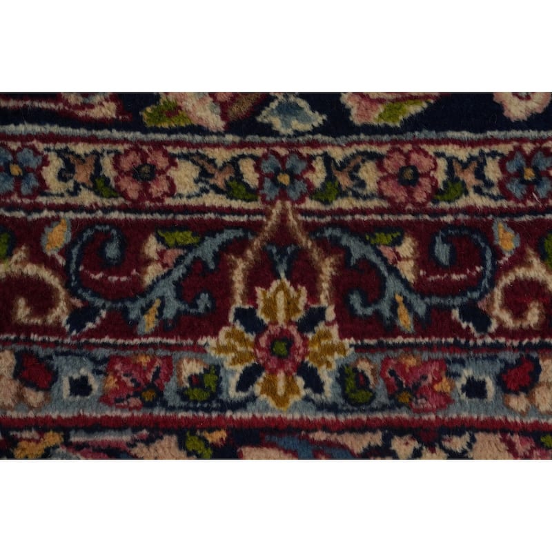 Hand Knotted Oriental 100% Wool Carpet Traditional All-Over Beige & Ivories Kerman Area Rug - 16' 6'' X 11' 2''