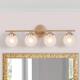 Option Satin Gold / Frosted Glass