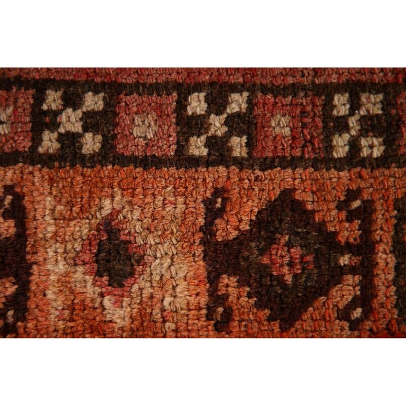 Vegetable Dye Lori Persian Antique Area Rug Handmade Wool Carpet - 3'10"x 6'10"