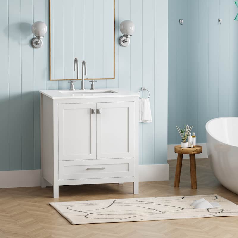 30-inch Freestanding Bathroom Vanity with Sink