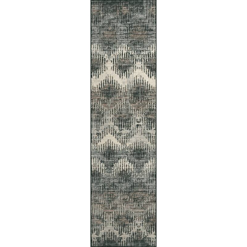 Indoor/ Outdoor Addison Bravado Modern Chevron Washable Area Rug