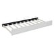 preview thumbnail 49 of 98, L-Shaped Backrest Daybed Upholstered Daybed Frame Classic Wood Slats Design with 2 Storage Drawers or Trundle, Full Size