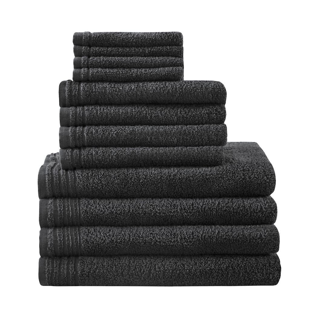 One hundred percent Cotton Quick Dry 12 Piece Bath Towel Set 12-Piece